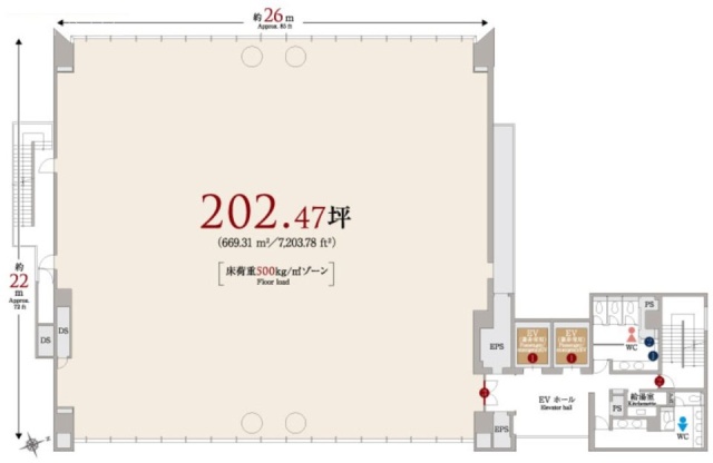 住友不動産上野ビル9号館3F 間取り図