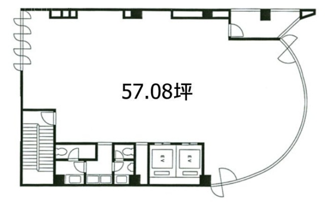 幡ヶ谷ニューセンタービル4F 間取り図