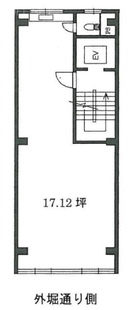 銀座花の木ビル2F 間取り図