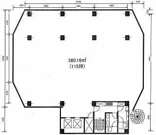 南青山DFビル7F 間取り図