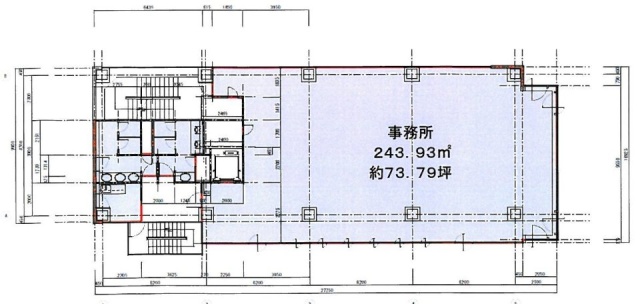 浜松町ウエストプレイス7F 間取り図