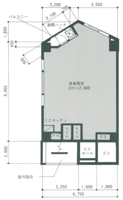 廣屋ビル10F 間取り図