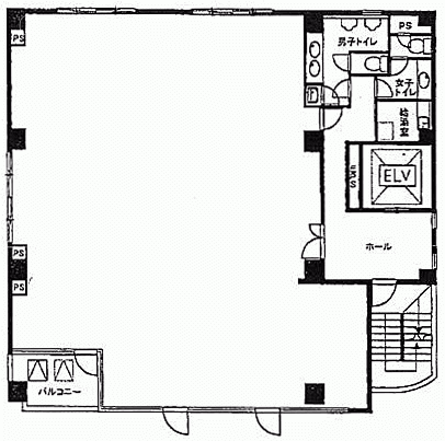 BSビル6F 間取り図