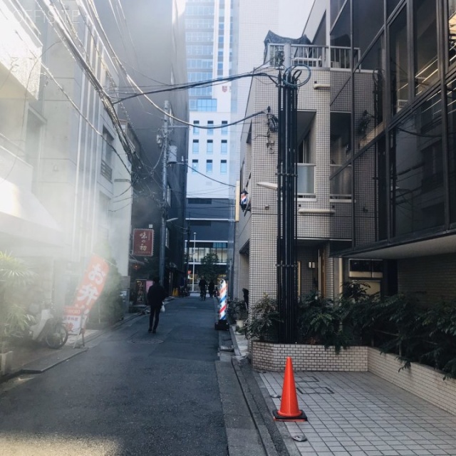 星野ビル ビル前面道路