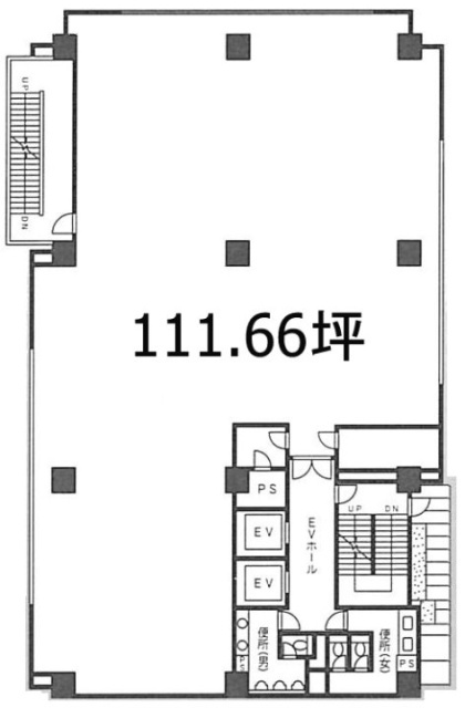 最勝ビル8F 間取り図