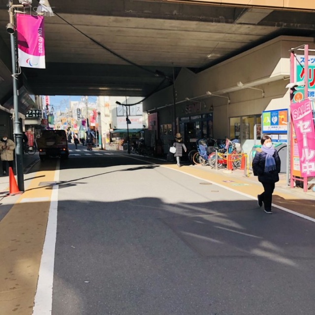 中村橋駅前青木ビル ビル前面道路