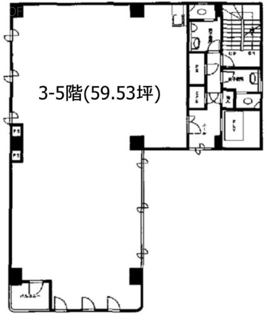 西池本田ビル6F 間取り図