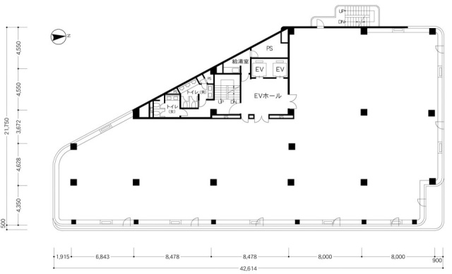 KDX高田馬場ビル2F 間取り図