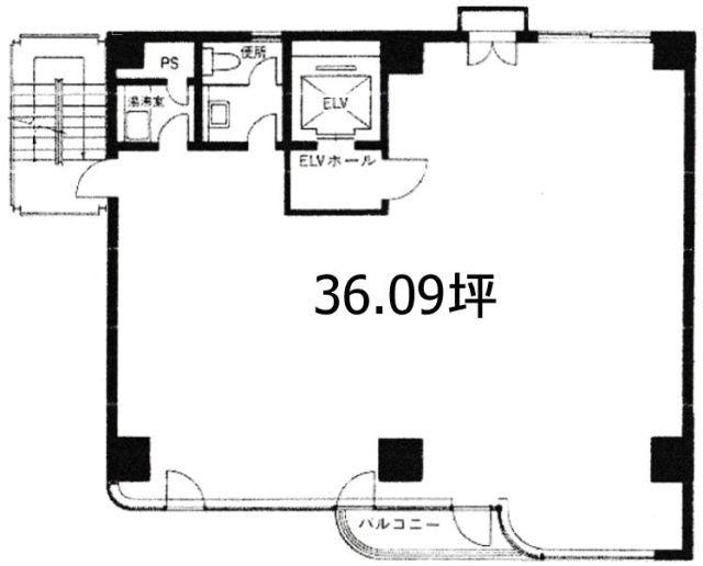 ブルーベルビル7F 間取り図