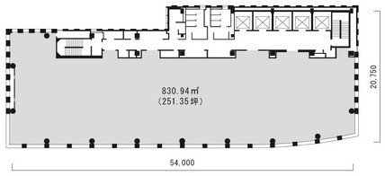 霞が関ビジネスセンター304 間取り図