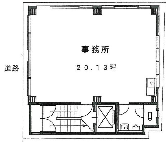 第1横島ビル2F 間取り図