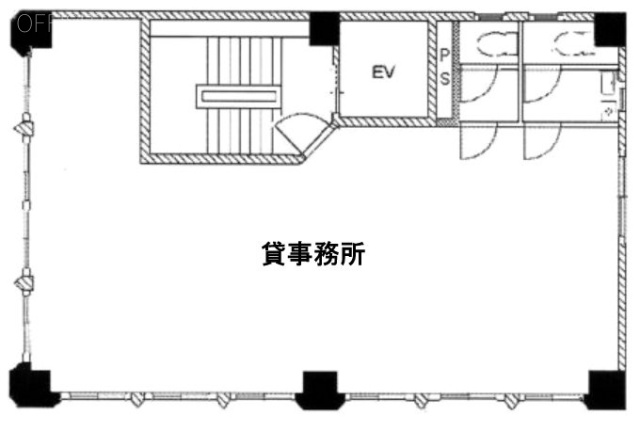 第二稲穂ビル4F 間取り図