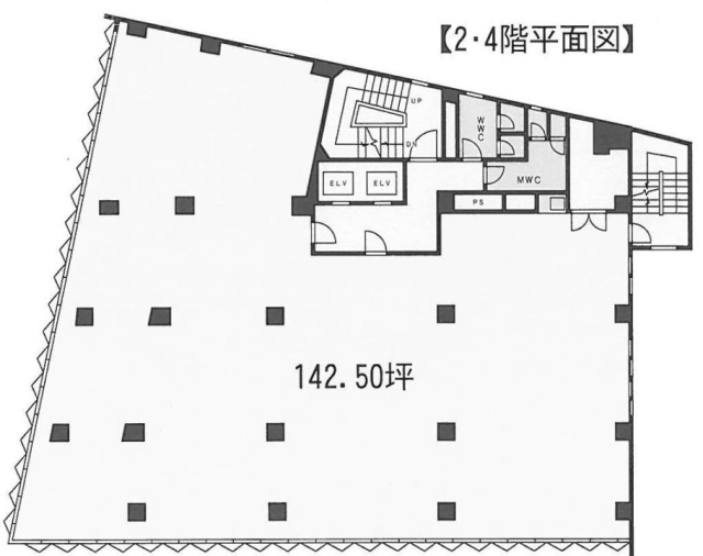 パリオンビル2F 間取り図