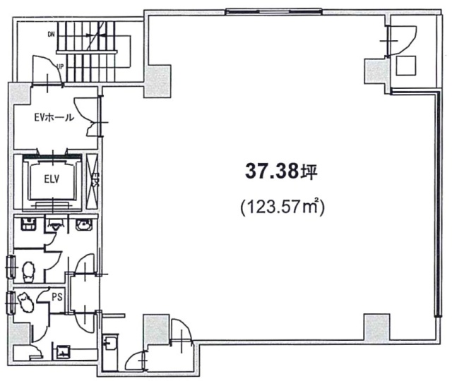 日本橋中屋ビル2F 間取り図