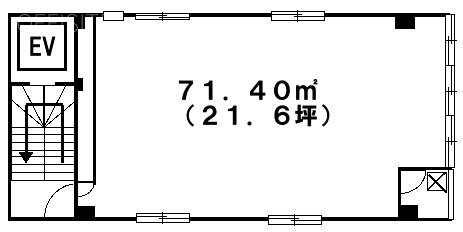 道玄坂クラトスビル7F 間取り図