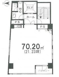 隼東幸ビル3F 間取り図