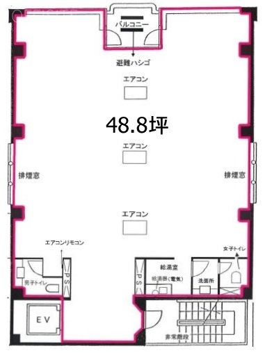 東英美土代ビル5F 間取り図