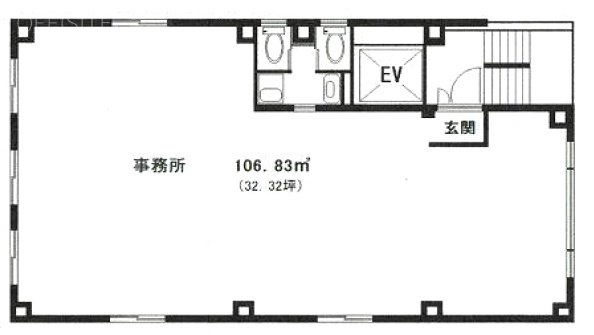 EM南麻布ビル5F 間取り図