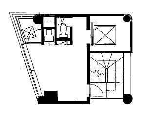 サンブリヂ西新橋Ⅲビル1F 間取り図