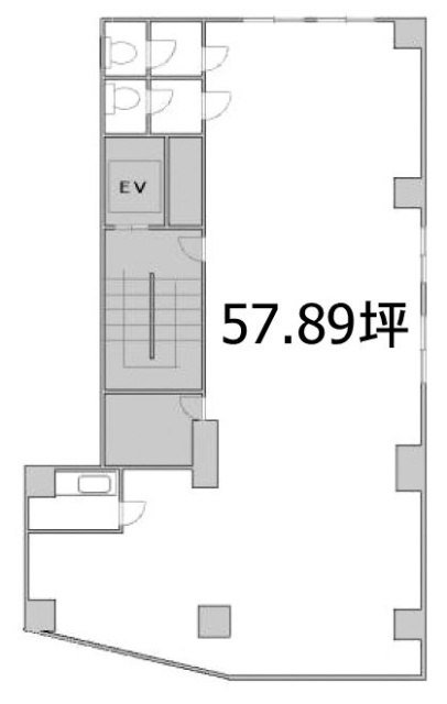 毛利ビル4F 間取り図