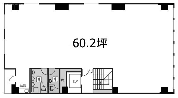 内幸町1ビル8F 間取り図