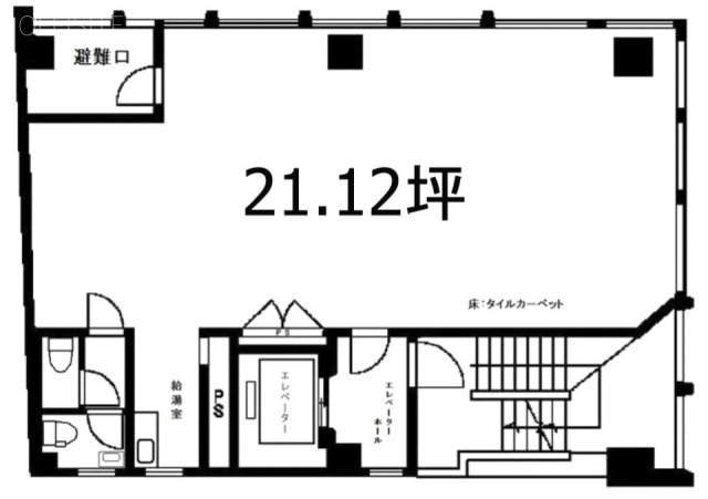 オオタケビル7F 間取り図