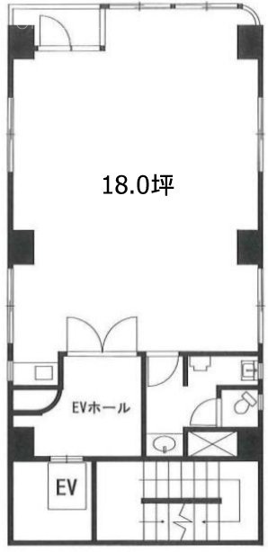 南大塚KYビル7F 間取り図