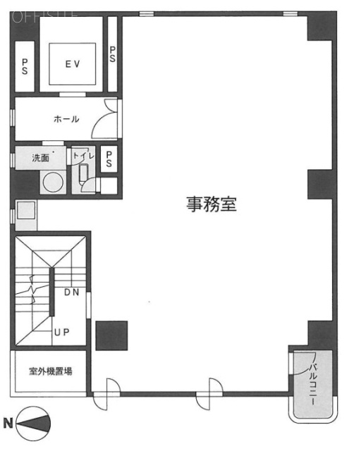 虎ノ門マスターズビル3F 間取り図