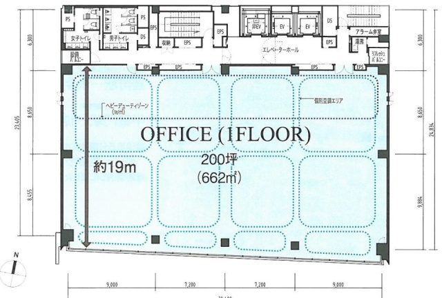 ヒューリック麹町ビル3F 間取り図