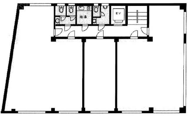 伊藤第二ビル3F 間取り図