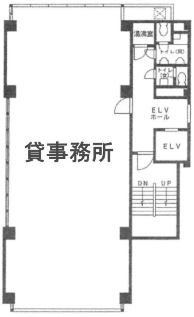 両国駅前TSビル4F 間取り図