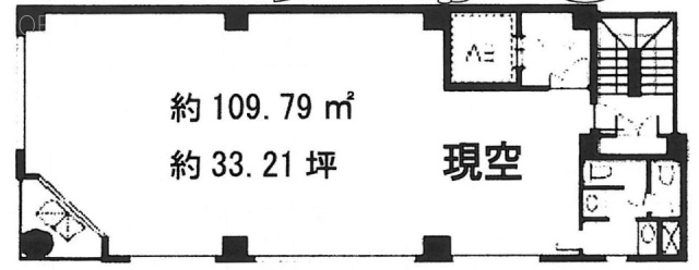 JS月島ビル1F 間取り図