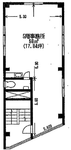 高田ビル4F 間取り図