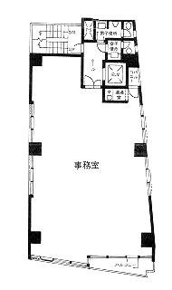 ホーコス芝橋ビル5F 間取り図