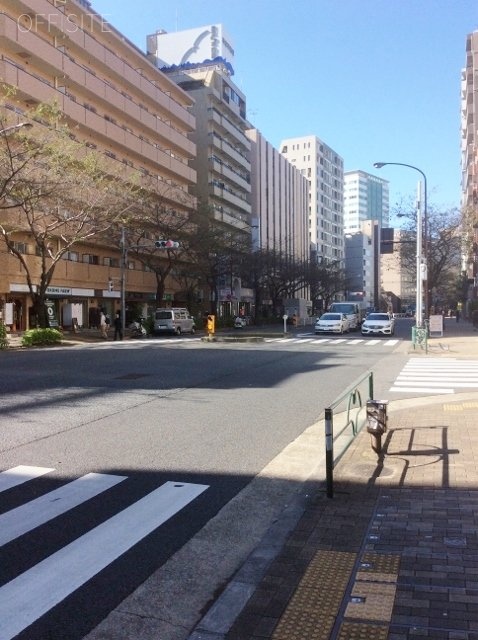 日恵ビル ビル周辺道路