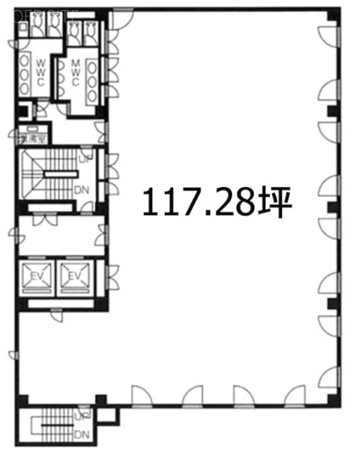 ウィン第2五反田ビル3F 間取り図