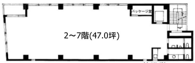 タカコービル6F 間取り図