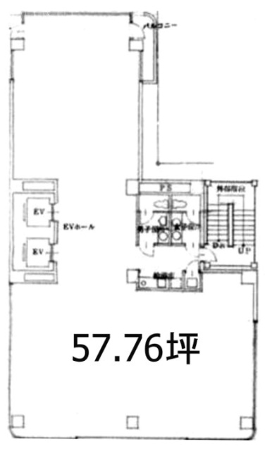 財界二世学院ビル8F 間取り図