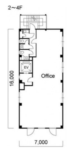 Y.S.Tビル4F 間取り図