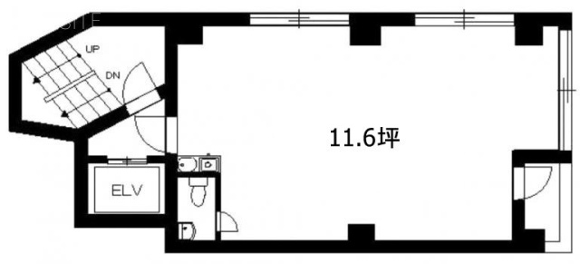 三王ビル3F 間取り図