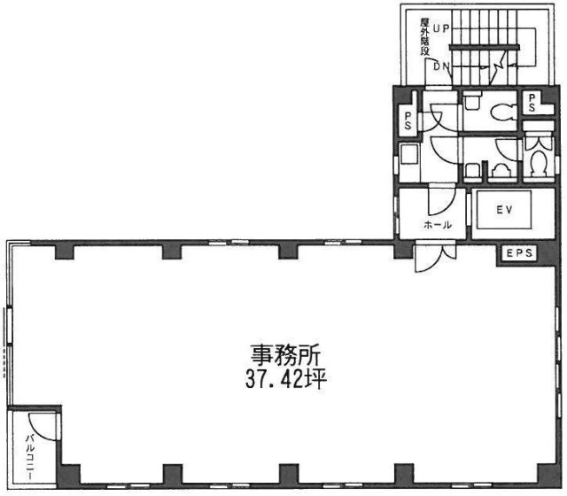 内外(ないがい)ビル4F 間取り図