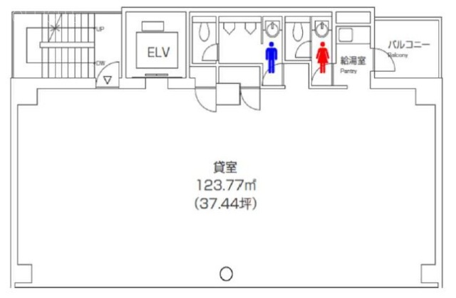 近鉄虎ノ門ビル10F 間取り図
