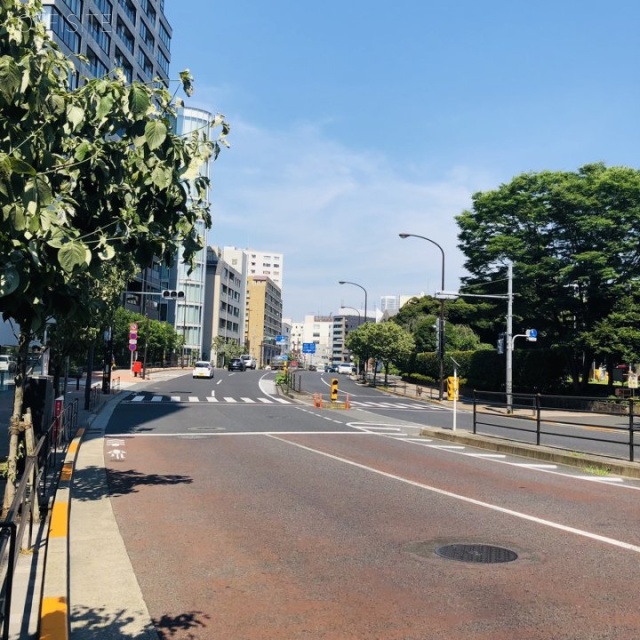 グランオフィス白金(シェラトン都ホテル東京)ビル　ビル前面道路
