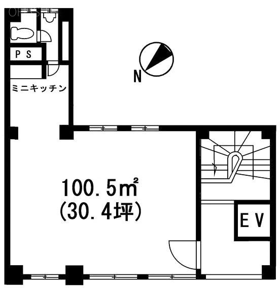 トガサキビル1F 間取り図