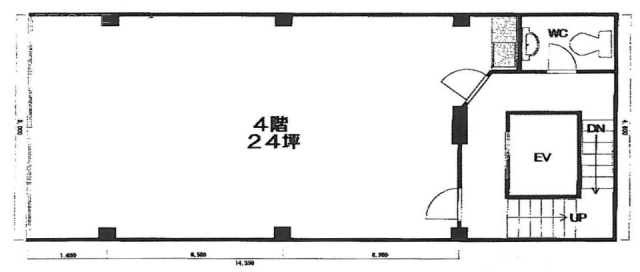 銀座サクラヤビル6F 間取り図