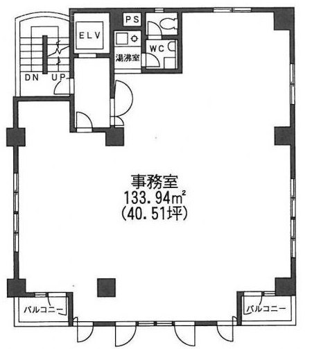 みくにビル2F 間取り図