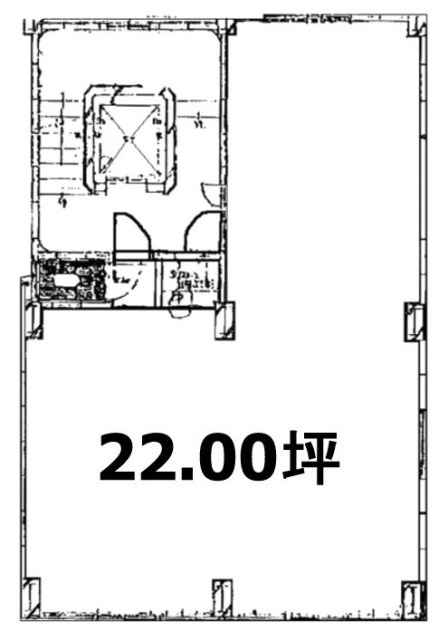 水道橋ビル2F 間取り図