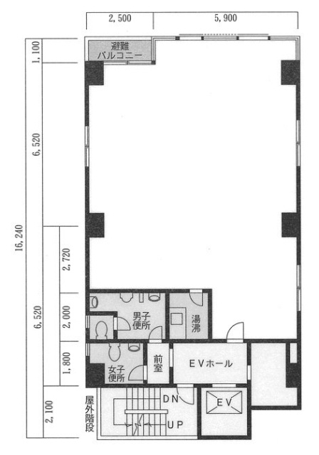 宮野ビル6F 間取り図