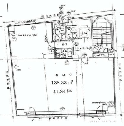 中野フコク生命ビル4F 間取り図