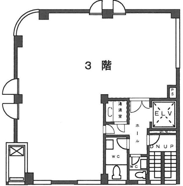 明宏ビル3F 間取り図